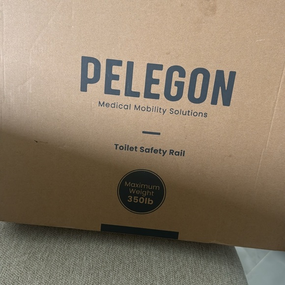 Adjustable Toilet Safety Rail with Blue Handles - Picture 5 of 5